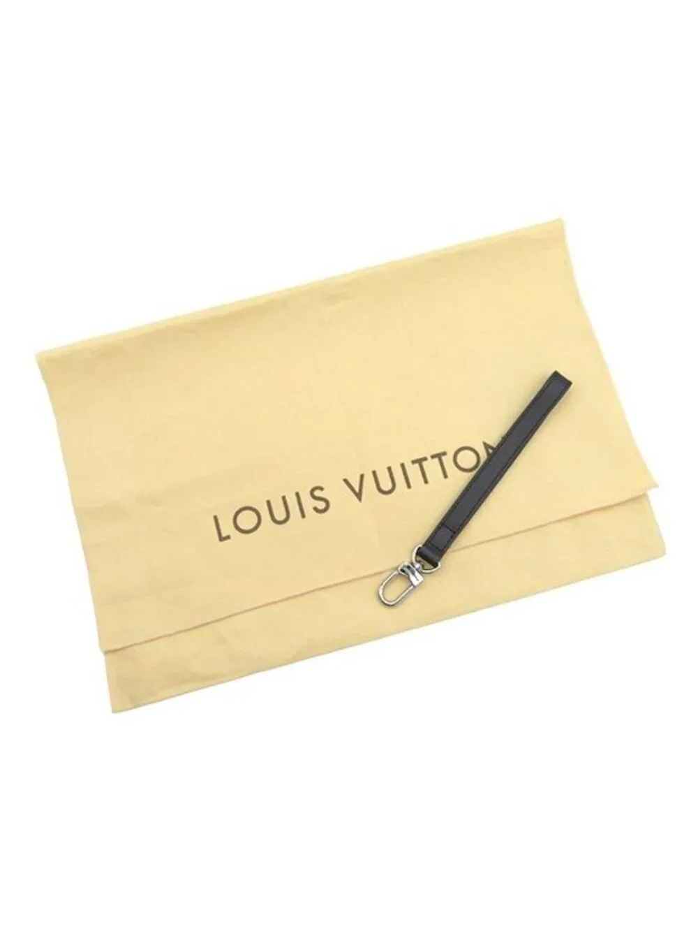 Louis Vuitton Second Pavel Taiga Ardoise Silver Black Clutch